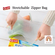 [MZTREND sale] GLAD Flex’N Seal Food Storage Plastic Bags /  Stretchable Zipper Bags