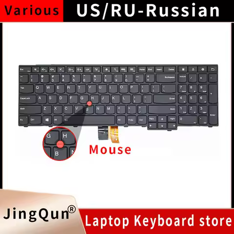 New US/RU/SP Laptop Keyboard For Lenovo IBM ThinkPad E540 E531 T540 T550S T560S T540P W550 L540 W541