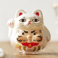 P PP MONSTER Dharma Tricks Good Luck Kitten Mystery Box Trendy Play Figure Office Doll Decoration Bi