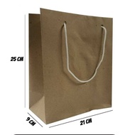Paper Bag BOOK Cardboard Paper Bag 25X21x9 Shopping Bag