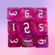 Double color chameleon 6-sided dice dice desktop game props D6 numbers DND dice 16mm