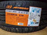 [平鎮協和輪胎]中一JOYROAD RX6 205/50R16 205/50/16 87W裝到好19年1周只有一條
