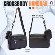 Marwell(มาร์เวลล์)กระเป๋าสะพาย หนังแท้ รุ่น MW 49-0179