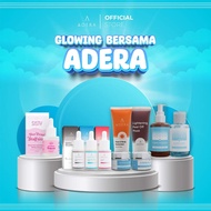 Paket Skincare Adera Cream Siang Malam, Facial Wash, Toner, Wajah Glowing Putih Bersih,Menghilangkan Kusam Flek Hitam