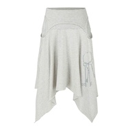 (Pre-Order) COUTHY STUDIO - Key Striped Skirt กระโปรงทรงพริ้ว ชายเฉียง (Ship 10 Oct)