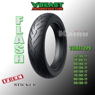 50/100-17 TT BEAST TIRE / MOTORCYCLE TIRE BEAST FLASH P6240 50/100 - 17 TT BEAST TIRE RIM 17 TUBETYPE