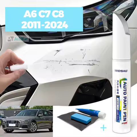 For Audi A6 C7 4G C8 4K 2011-2024 2018 2019 2022 2023 Car Paint Pen Paint Care Fixer Scratch Repair 