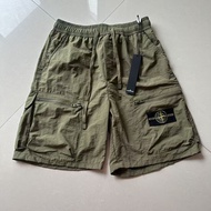 Stone Islandลูกน้องกางเกงชายหาดผู้ชายอินเทรนด์กางเกงกีฬากลางแจ้งบางและลำลอง