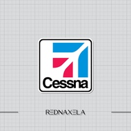 Vinyl Stickers, Cessna Logo Travel Suitcase Stickers