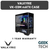 VALKYRIE VK-03M mATX PC Computer Casing with 6.2" Touchscreen LCD, 3x ARGB Fan Preinstalled
