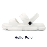 Hello Polo รองเท้าแตะ รองเท้าแตะชายหาด พื้นหนา กันลื่น พื้นนุ่มมาก เบาสบาย ง รองเท้าไปทะเล ผู้ชาย เห