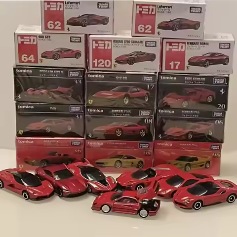 Takara Tomy Tomica Diecast Alloy Model Ferrari F40 512 TR LaFerrari Mini Vehicle Replica Hobby Colle
