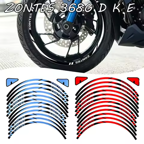 For Zontes Wheel Stickers Motorcycle Accessories Decals 368G 368D 368M 368E 368K 150D 150M 310M 350D