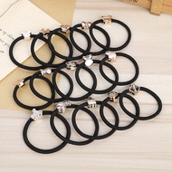 5Pcs Korean Elastic Hair Bands/Thick Rubber Bands/Elegant &amp; Fashion Hair ties For Women Girls