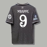 2025 2024-25 Season Real Madrid Second Away Jersey No. 9 Mbappe Short-sleeved Football Jersey