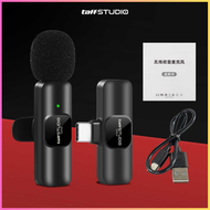 PROMO TaffSTUDIO Mikrofon Wireless Lavalier Portable Microphone USB Type C - MIC Clip On Vlog Smartp