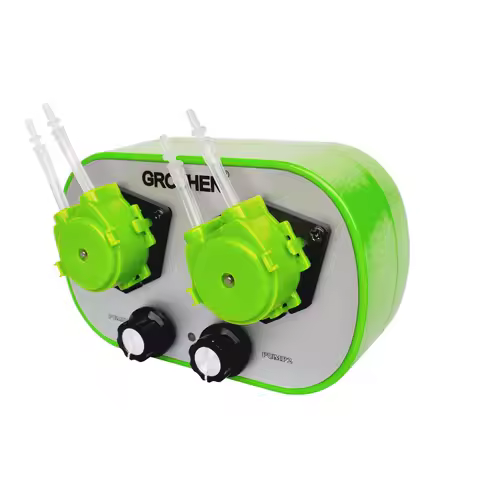 Small Intelligent Peristaltic Pump Dosing Pump Flow Adjustable, Easy Use GROTHEN 8ml/min to 240 ml/m
