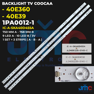 Backlight TV COOCAA 40 Inch 40E360 40E39 IC-A-SKA40D455A