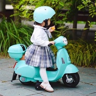 Mini Electric Control 5 Kids Remote Vespa Bike Self Ride On Kid Scooter Birthday Gift