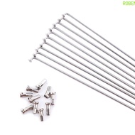 ROBEN Cycle Spokes Flexible Bike Accessories Mountain Bike Road Bike 27.5inch 26inch Stainless Steel