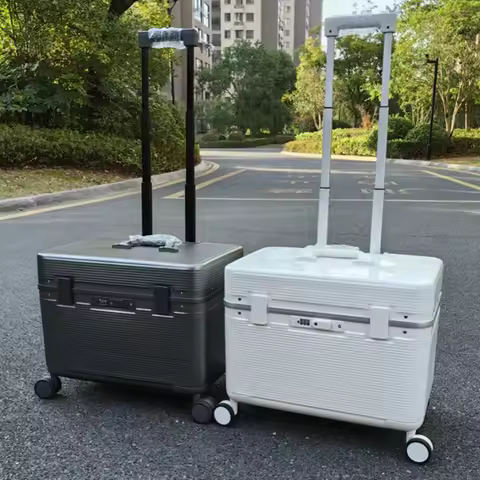 Top Opening Suitcase Photographer Carry on Luggage Rolling Trolley Case 18/20inch Travel Toolbox wit