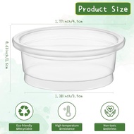 EBOOT 500 Pcs Gecko Food and Water Cups Small Plastic Feeder Cups Reptiles Accessories Reptile Water