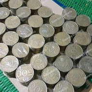Koleksi Koin Lama Asli Indonesia Jadul 500 Rupiah Melati Kuning