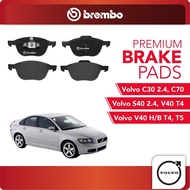 BREMBO Front Brake Pads (1 set) For Volvo S40'04 2.4, V40 T4, Volvo V40 H/B T4, T5, Volvo C30 2.4, C
