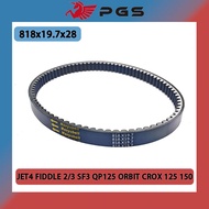 PGS Drive Belt 818x19.7x28 Scooter Moped ATV CVT fiber For sym JET4 FIDDLE 2/3 SF3 QP125 ORBIT CROX 