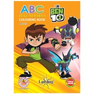 LB15 - 13 Ben 10 Abc Colouring Book 16 Pages B5 Size