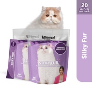 Prof Bengal  Silky Fur Double Delight Enhancing Functional Cat Supplement Treats for Healthy Shiny C