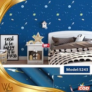 Planet Motif Wall Sticker Wallpaper for Bedroom, Living Room, Ceiling Roof Planet Motif Wall Sticker
