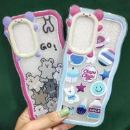 Softcase case Cute Character Image oppo reno 6 4G