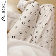 LICartoon Print Pajama Pants Cal Home Clothes For Women Girls Cute Lounge Sleep Bottoms Trousers Loose Sleepwear Plus Size Pjs