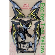 Y15ZR HLD COVERSET - Exciter Thai [ YELLOW BLACK ] (V1/V2)
