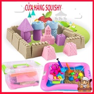 Kinetic sand toys for girls Complete set of 1kg Tank Mold Reliable microbial sand for children kinet