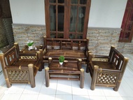 Kursi Bambu 1 Set