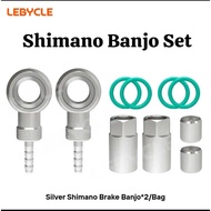 Lebycle Shimano Banjo Hydraulic Brake Caliper ConnectorOlive For Shimano BH90 Bicycle Hydraulic Brak