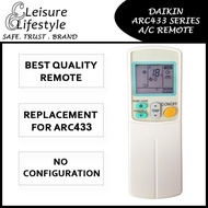 [Singapore Warranty] Daikin Aircon Remote Control ARC433 Daikin Remote