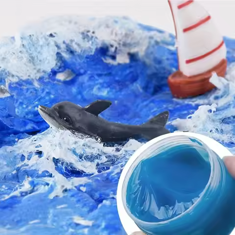 Rivers/Oceans/Lakes/Static Simulated Water Scene Making Materials Model Kit Diorama Modeling Model W