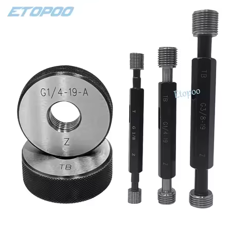 Thread Ring Gauge G Pipe Thread Plug Gauge Precision External Screw Gage Pitch Thread Test Tool G1/1
