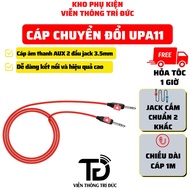 Ho.co UPA11 3.5mm 2-Head Audio Cable, 1M Long, 3.5mm Jack Connects Audio From Phone/PC To Speaker/He