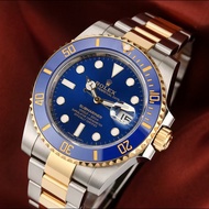 Rolex Rolex Submariner Golden Blue Automatic Mechanical Watch Men's Waterproof116613