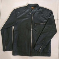 Jaket kulit armani jeans