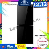 Sharp 480L French Door Inverter Refrigerator SJF489GK (Black)