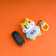 Suitable for Dongfeng Peugeot 408 Key Cover Versailles C5X Citroen DS508L Logo Shell Buckle Bag Tian