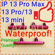 (6 Colors) NEW ORI Waterproof On /Off Power Volume Side Buttons Set for IP 13 mini /13 Pro / 13 Pro 