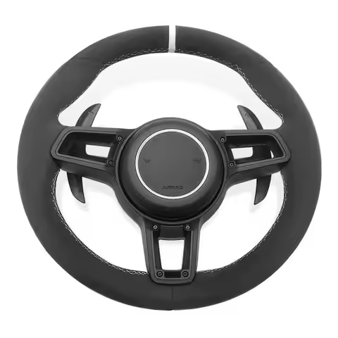 Alcantara Car Steering Wheel for Porsche Cayenne Boxster Panamera Cayman 911 991 992 970 997 958 981