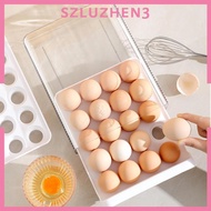 [Szluzhen3] Kitchen Egg Drawer Box Egg Basket Organiser Fridge Egg Fresh Storage Box