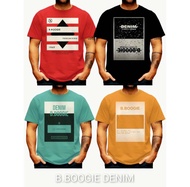 (COD) 4 PCS 100 RIBU KAOS DISTRO BAHAN SEMI KATUN// KAOS LENGAN PENDEK